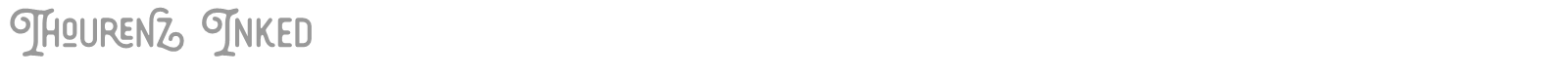 Thourenz font preview